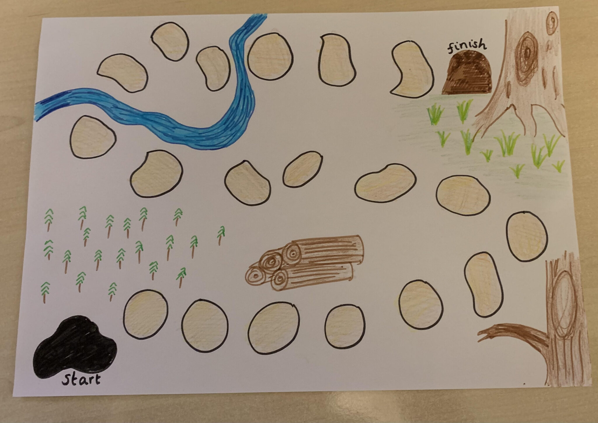 Gruffalo board game Scholes (Elmet) Primary School, Leeds